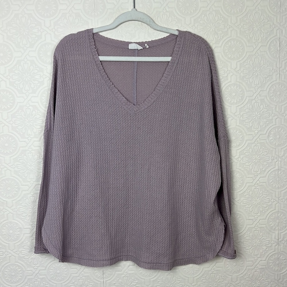 Urban Outfitters Out From Under Jada Lilac Lavender Lounge Top Shirt Long Sleeve